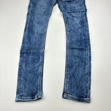 Load image into Gallery viewer, Girls H&amp;M, stretch denim leggings / jeggings, elasticated, Inside leg: 53cm, EUC, size 6,  