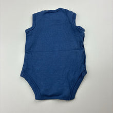 Load image into Gallery viewer, Unisex Target, blue cotton bodysuit / romper,octopus, EUC, size 0000,  