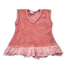 Load image into Gallery viewer, Girls Gaia, pink terry organic cotton top, EUC, size 000,  