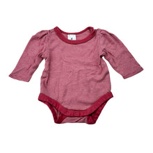 Load image into Gallery viewer, Girls Target, pink stripe cotton bodysuit / romper, EUC, size 000,  