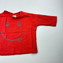 Load image into Gallery viewer, Boys Seed Baby, red cotton long sleeve t-shirt / top, GUC, size 000,  