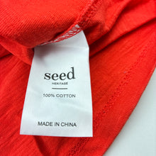 Load image into Gallery viewer, Boys Seed Baby, red cotton long sleeve t-shirt / top, GUC, size 000,  