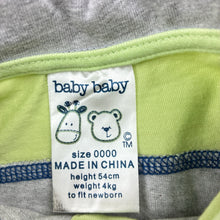 Load image into Gallery viewer, Boys Baby Baby, short sleeve polo shirt / top, EUC, size 0000,  