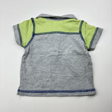 Load image into Gallery viewer, Boys Baby Baby, short sleeve polo shirt / top, EUC, size 0000,  