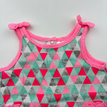 Load image into Gallery viewer, Girls Baby Berry, colourful cotton ruffle romper, EUC, size 000,  