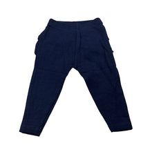 Load image into Gallery viewer, Girls Dymples, navy ruffle leggings / bottoms, EUC, size 000,  