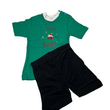 Load image into Gallery viewer, Unisex Nutcraker, Christmas cotton t-shirt &amp; shorts set, EUC, size 1,  