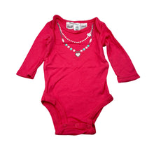 Load image into Gallery viewer, Girls Carter's, pink cotton bodysuit / romper, GUC, size 000,  