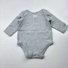 Load image into Gallery viewer, Boys Target, grey stretchy bodysuit / romper, EUC, size 000,  