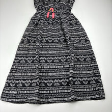Load image into Gallery viewer, Girls Target, black &amp; white lighweight summer dress, GUC, size 7, L: 87cm