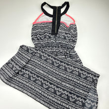 Load image into Gallery viewer, Girls Target, black &amp; white lighweight summer dress, GUC, size 7, L: 87cm