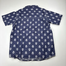 Load image into Gallery viewer, Boys Tilt, lightweight cotton short sleeve shirt,skulls, GUC, size 6,  