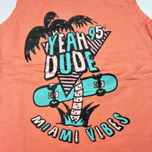 Load image into Gallery viewer, Boys Favourites, orange cotton singlet / tank top, skate, FUC, size 5,  