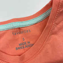 Load image into Gallery viewer, Boys Favourites, orange cotton singlet / tank top, skate, FUC, size 5,  