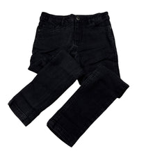Load image into Gallery viewer, Girls Target, black stretch denim jeans, adjustable, Inside leg: 57cm, EUC, size 8,  