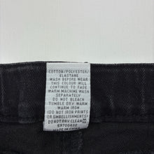 Load image into Gallery viewer, Girls Target, black stretch denim jeans, adjustable, Inside leg: 57cm, EUC, size 8,  
