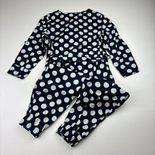 Load image into Gallery viewer, Girls Cotton On, navy &amp; white lightweight cotton jumpsuit, GUC, size 3,  