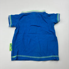 Load image into Gallery viewer, Boys Tiny Little Wonders, blue cotton polo shirt top, EUC, size 00,  