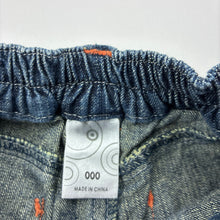 Load image into Gallery viewer, Boys Target, blue denim shorts, elasticated, GUC, size 000,  