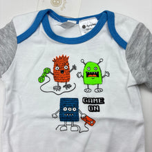 Load image into Gallery viewer, Boys Dymples, soft feel bodysuit / romper, gaming, NEW, size 0000,  