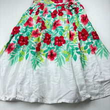 Load image into Gallery viewer, Girls Target, lined floral cotton summer dress, GUC, size 6, L: 69cm