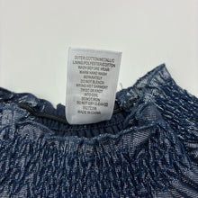 Load image into Gallery viewer, Girls Target, lined blue metallic party top, EUC, size 1,  