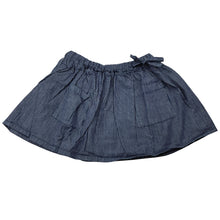 Load image into Gallery viewer, Girls Cotton On, blue and white cotton skirt, elasticated, GUC, size 1,  