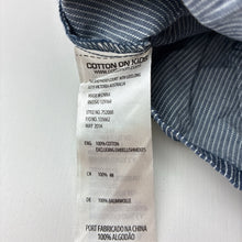Load image into Gallery viewer, Girls Cotton On, blue and white cotton skirt, elasticated, GUC, size 1,  