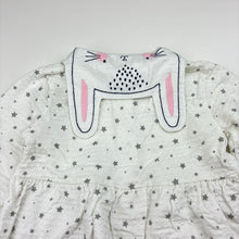 Load image into Gallery viewer, Girls Sprout, stretchy long sleeve dress, EUC, size 0, L: 38cm