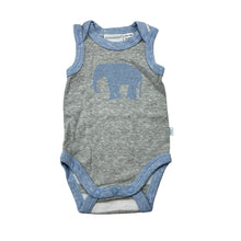 Load image into Gallery viewer, Unisex Marquise, cotton singletsuit / romper, elephant, EUC, size 0000,  