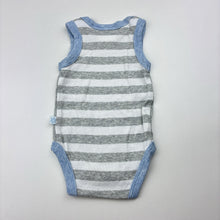 Load image into Gallery viewer, Unisex Marquise, cotton singletsuit / romper, elephant, EUC, size 0000,  