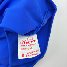 Load image into Gallery viewer, Unisex KEMA, blue short sleeve rashie swim top, EUC, size 8,  