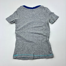 Load image into Gallery viewer, Boys Anko, grey pyjama t-shirt / top, fire engine, EUC, size 2,  
