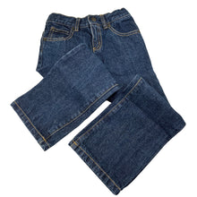 Load image into Gallery viewer, Girls Crazy 8, dark denim jeans, adjustable, Inside leg: 46 cm, EUC, size 5,  