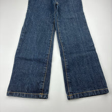 Load image into Gallery viewer, Girls Crazy 8, dark denim jeans, adjustable, Inside leg: 46 cm, EUC, size 5,  