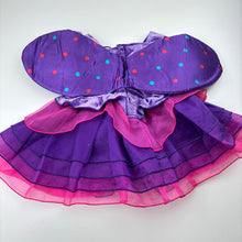 Load image into Gallery viewer, Girls Koala Kids, purple and pink tulle fairy dress, light mark on chest, FUC, size 0, L: 40cm