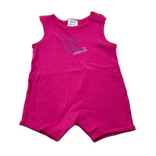 Load image into Gallery viewer, Girls Dymples, pink cotton romper, playdates, FUC, size 000,  