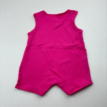Load image into Gallery viewer, Girls Dymples, pink cotton romper, playdates, FUC, size 000,  