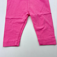 Load image into Gallery viewer, Girls Kids &amp; Co, pink stretchy leggings, GUC, size 000,  