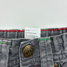 Load image into Gallery viewer, Boys H&amp;T, grey denim jeans, adjustable, Inside leg: 32 cm, FUC, size 2,  