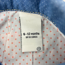 Load image into Gallery viewer, Girls Target, lightweight long sleeve shirt, popper fastening, FUC, size 0,  