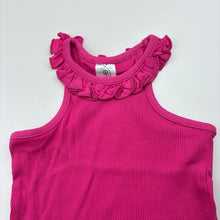 Load image into Gallery viewer, Girls Target, pink ribbed cotton singlet top, EUC, size 1,  
