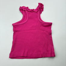 Load image into Gallery viewer, Girls Target, pink ribbed cotton singlet top, EUC, size 1,  