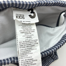 Load image into Gallery viewer, Girls Cotton On, metallic stripe ribbed swim top &amp; bottoms, EUC, size 3,  