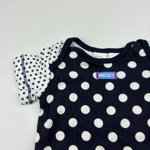 Load image into Gallery viewer, Unisex Disney, Mickey Mouse cotton bodysuit / romper, EUC, size 000,  