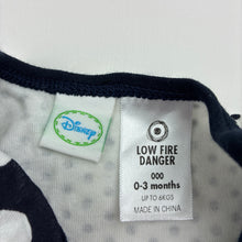 Load image into Gallery viewer, Unisex Disney, Mickey Mouse cotton bodysuit / romper, EUC, size 000,  