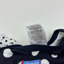 Load image into Gallery viewer, Unisex Disney, Mickey Mouse cotton bodysuit / romper, EUC, size 000,  