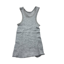 Load image into Gallery viewer, Unisex Bonds, grey ribbed cotton singlet top, GUC, size 000,  