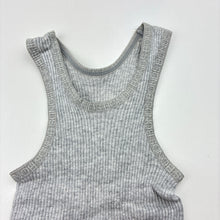 Load image into Gallery viewer, Unisex Bonds, grey ribbed cotton singlet top, GUC, size 000,  