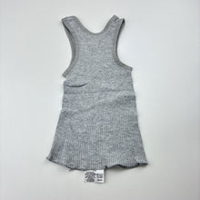 Load image into Gallery viewer, Unisex Bonds, grey ribbed cotton singlet top, GUC, size 000,  